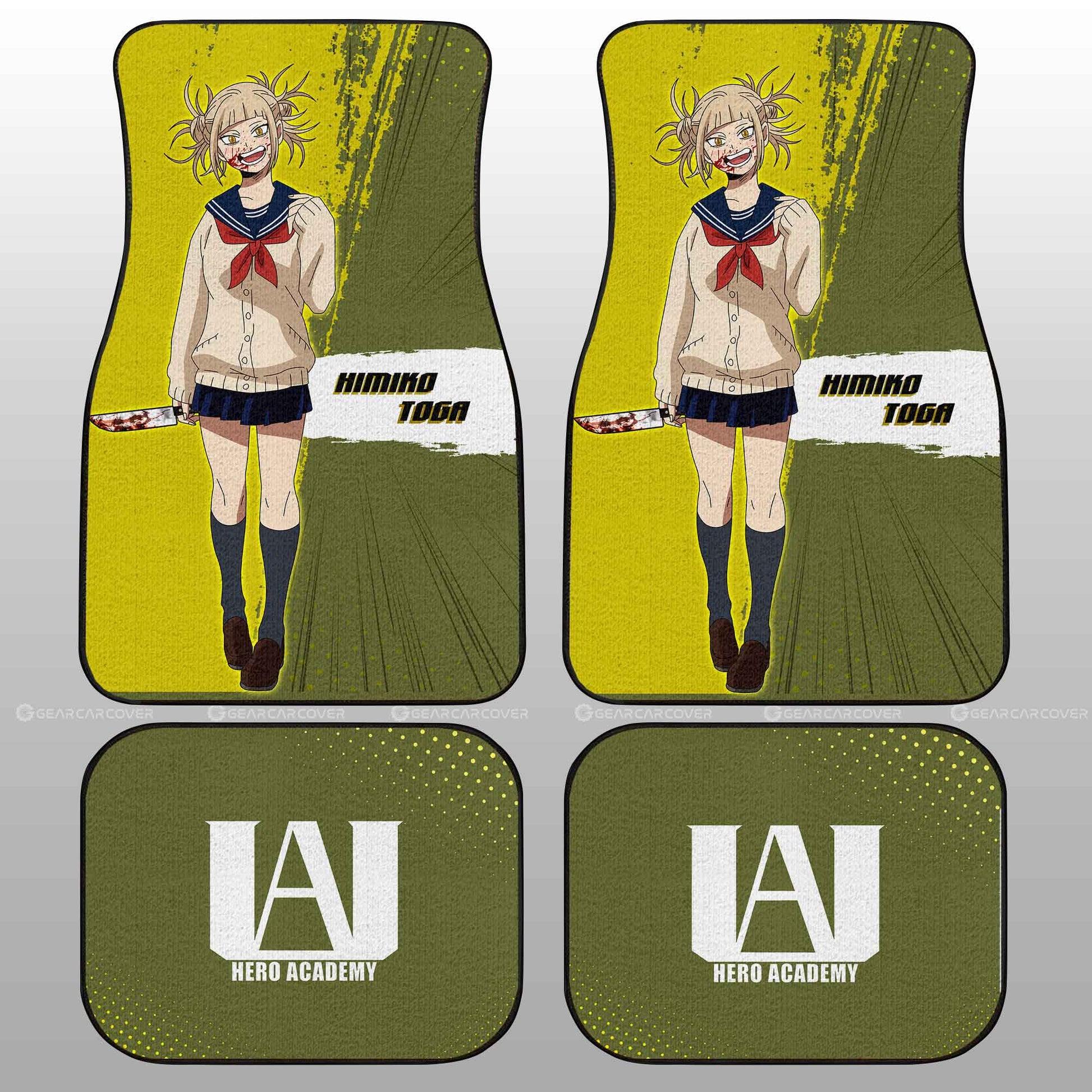 My Hero Academia Car Mats Himiko Toga Car Floor Mats