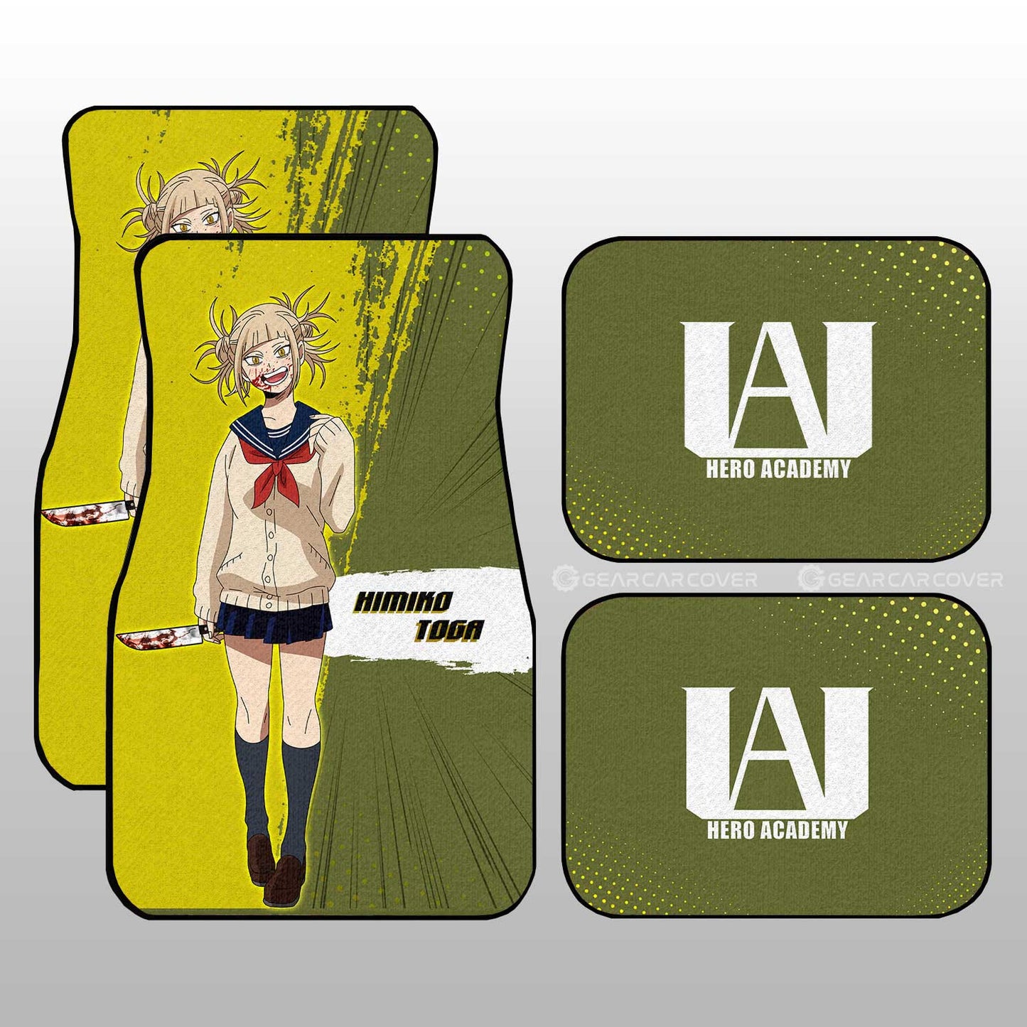 My Hero Academia Car Mats Himiko Toga Car Floor Mats