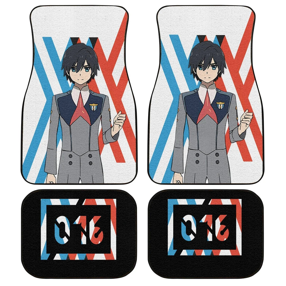 Darling In The Franxx Car Mats Darling In The Franxx Hiro Code 016 Car Floor Mats Colorful