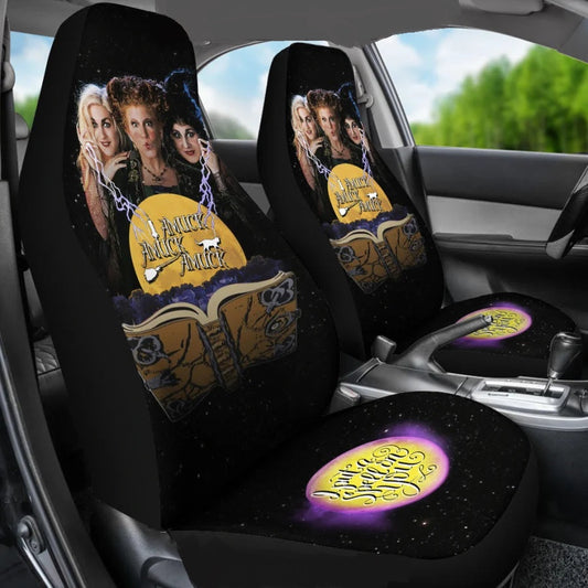 Hocus Pocus Car Seat Covers Hocus Pocus I Put A Spell On You Seat Covers Black
