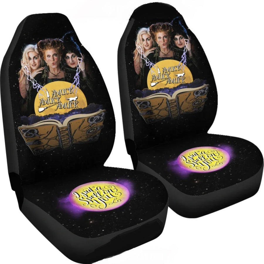 Hocus Pocus Car Seat Covers Hocus Pocus I Put A Spell On You Seat Covers Black