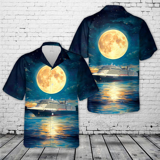 Holland America Line MS Nieuw Amsterdam Hawaiian Shirt