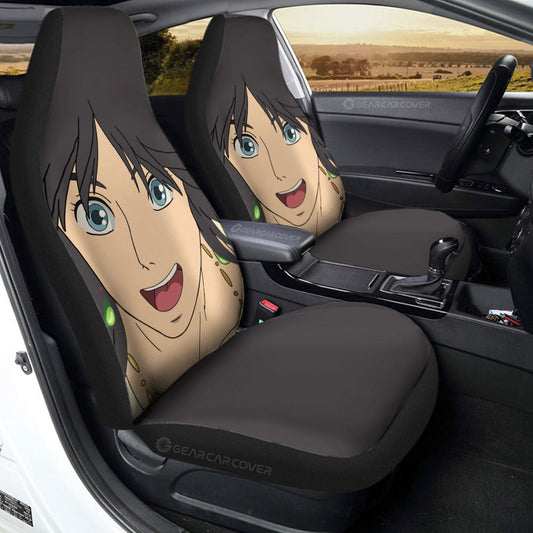 SGhibli Car Seat Covers Howl Jenkins Pendragon Graphic Seat Covers Colorful