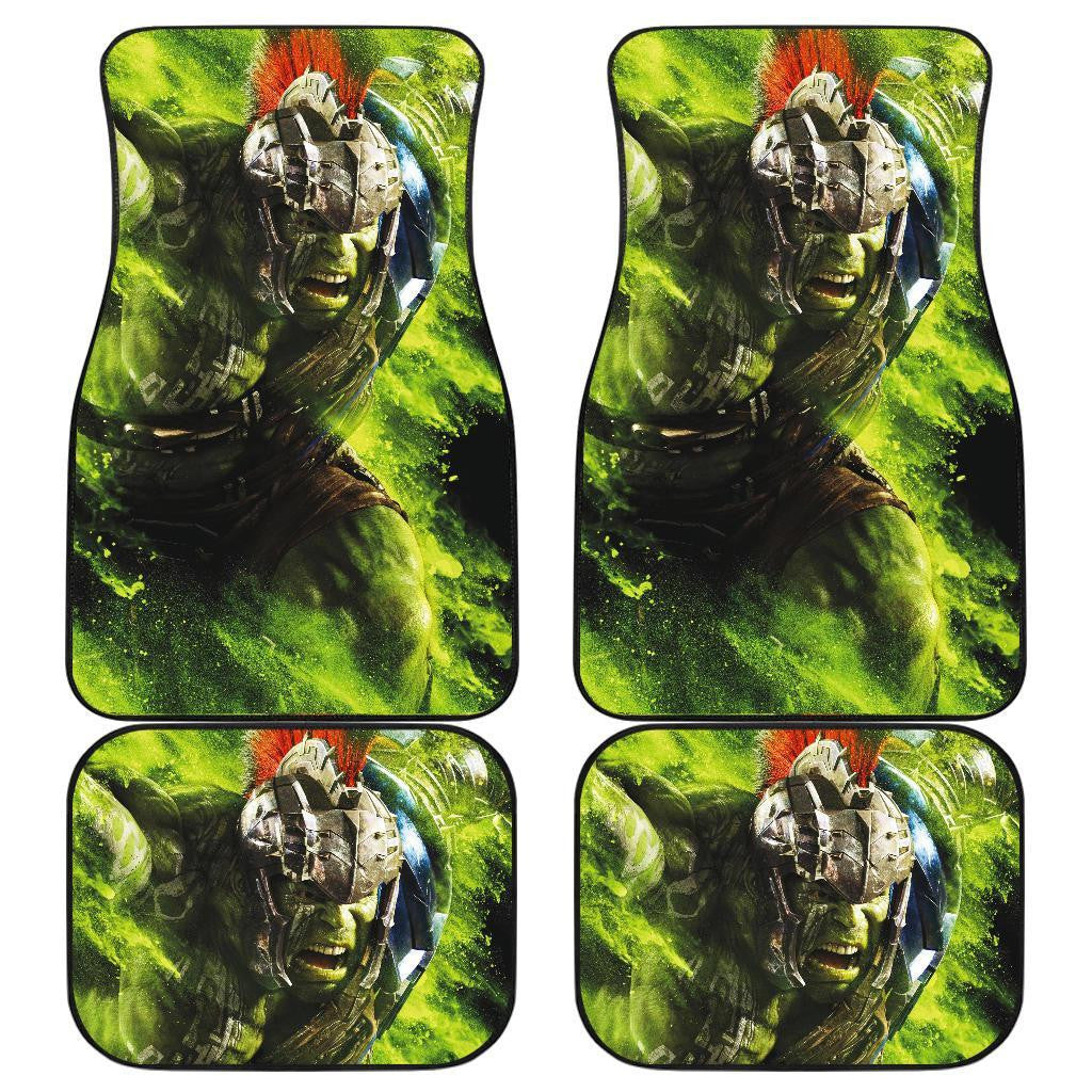 MV Car Floor Mats MV Hulk The Fighter From Thor Ranarok Car Mats