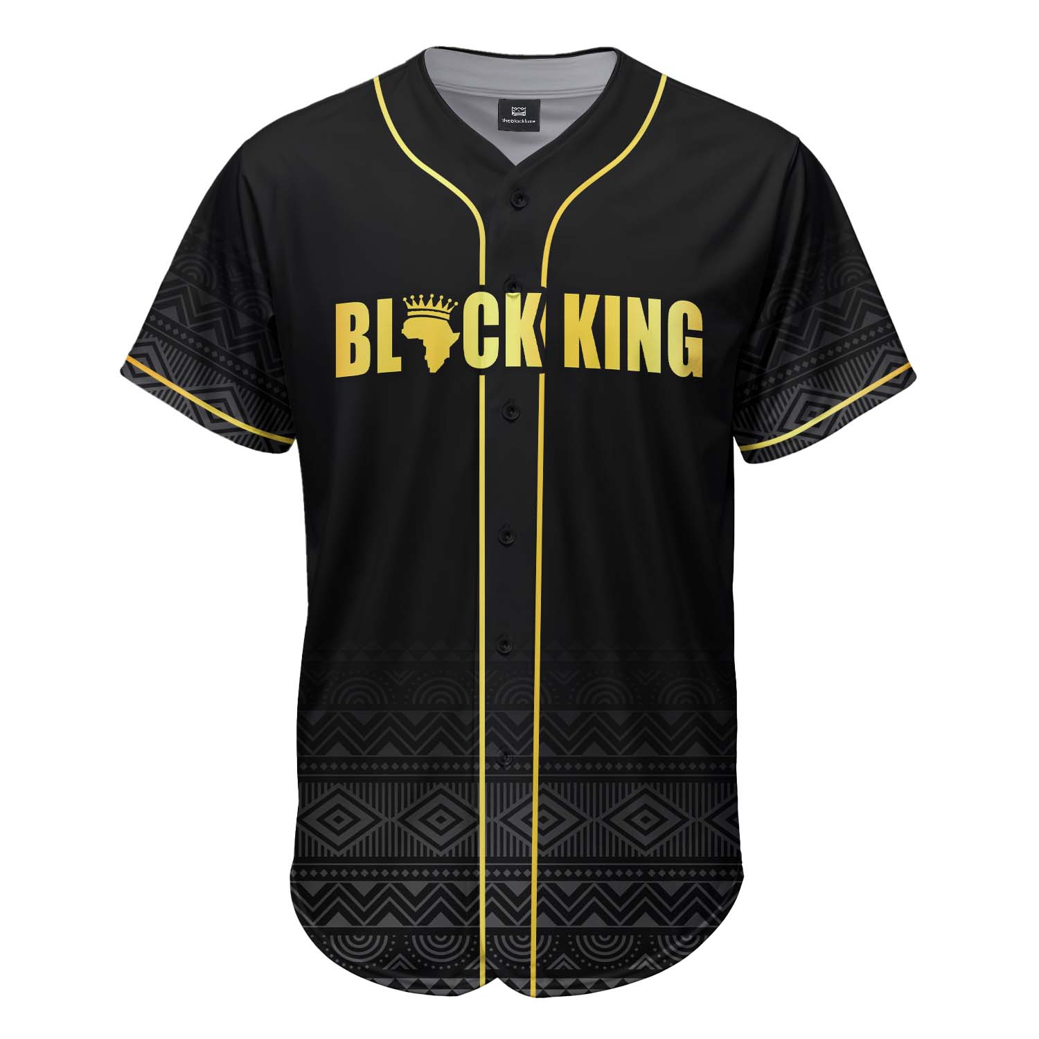 Black King I Am Who I Am - African American Baseball Jersey - Gift for Black Dad, Grandpa, Husband