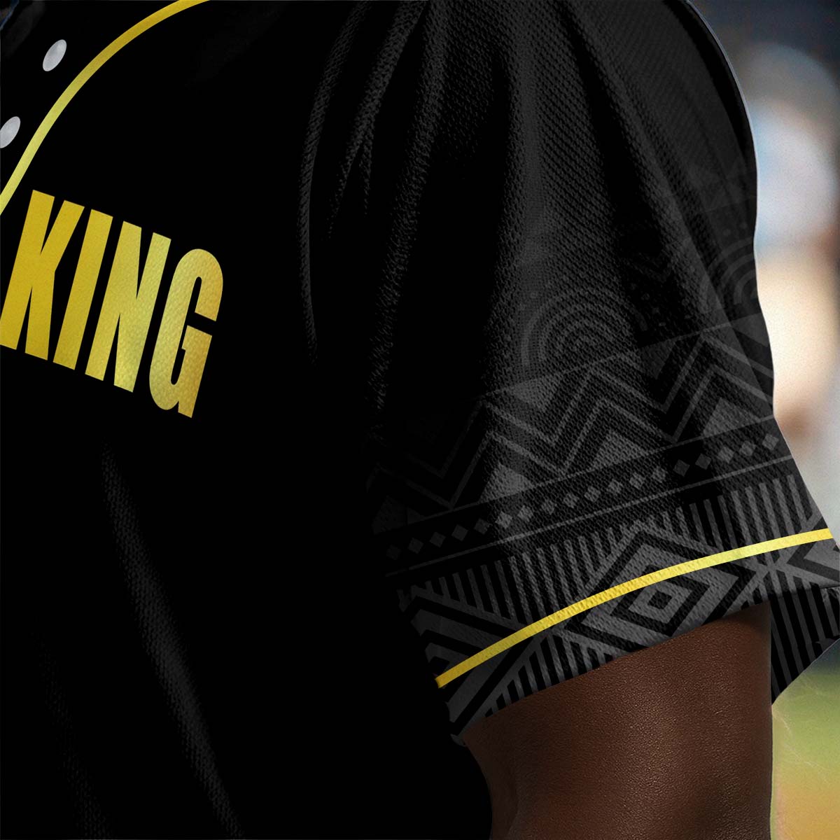 Black King I Am Who I Am - African American Baseball Jersey - Gift for Black Dad, Grandpa, Husband