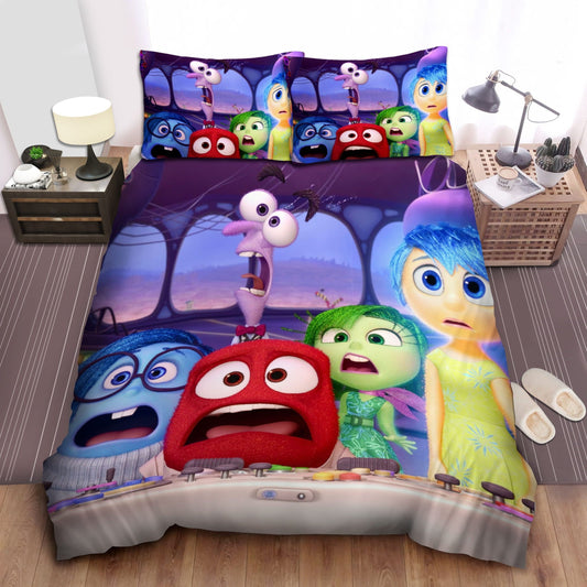 Inside Out Bedding Set DN Inside Out The Five Emotions Duvet Covers Colorful Unique Gift