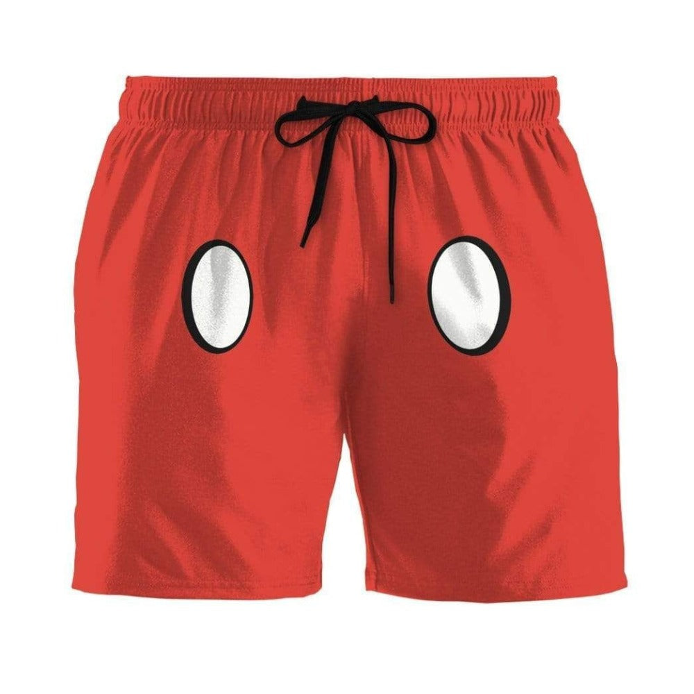 MM Shorts MM DN World Magic Kingdom Costume Beach Shorts Red