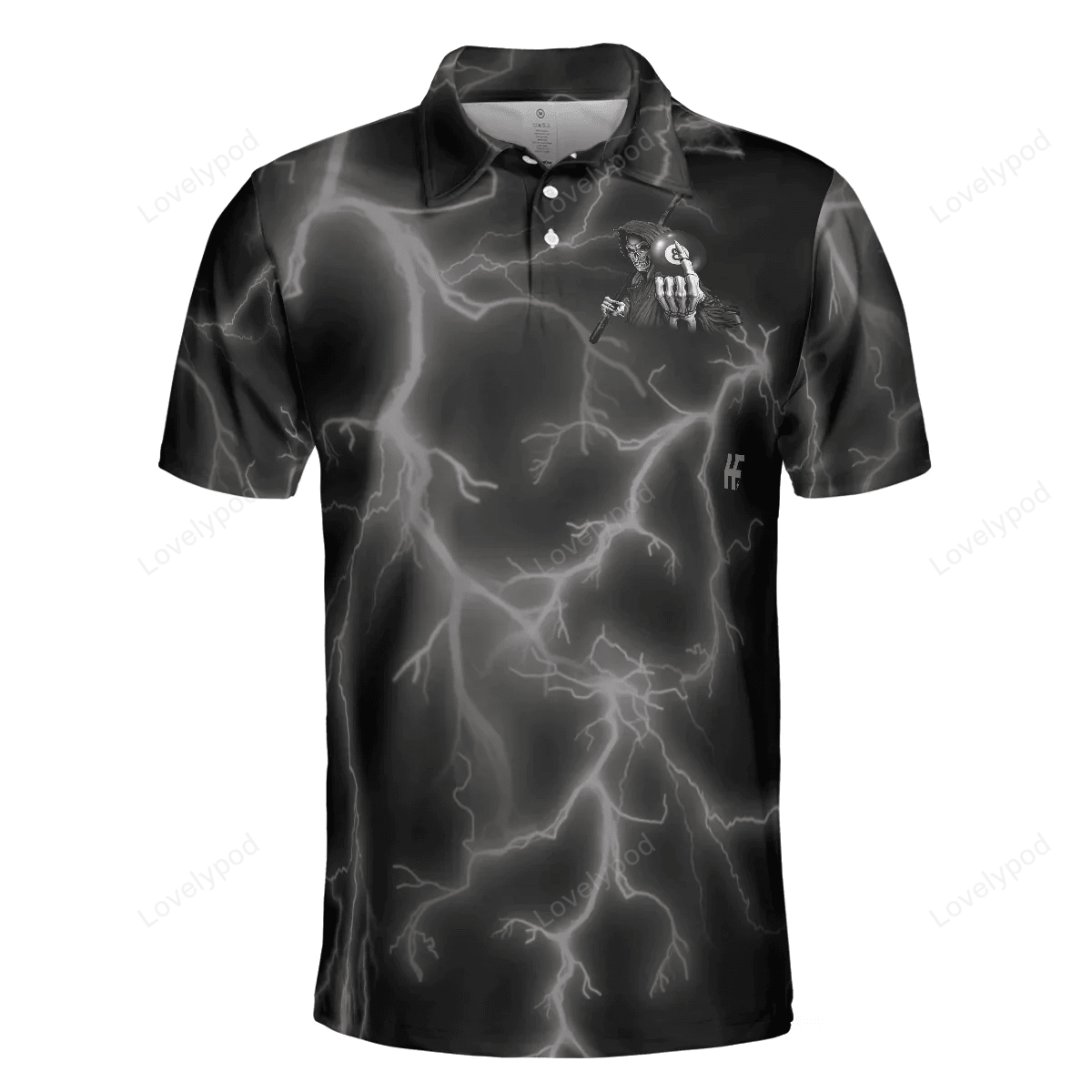 Billard Polo Shirt I Beat People With A Stick Boys Polo Shirts Black