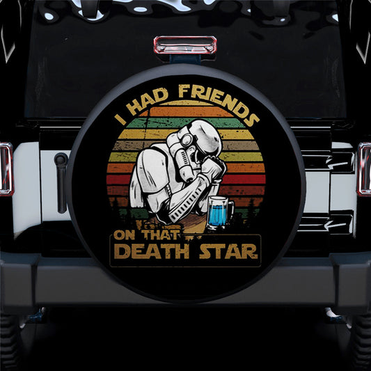 SW Spare Tire Cover I Had Friends On That Death Star Tire Covers Black