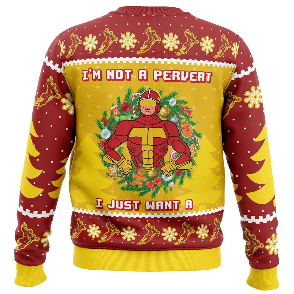 Turbo-Man Sweatshirt Turbo-Man I’m Not A Sweatshirt Yellow Red Unisex
