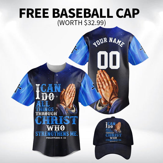 I can do All Things Through Christ Baseball Jersey Bundle