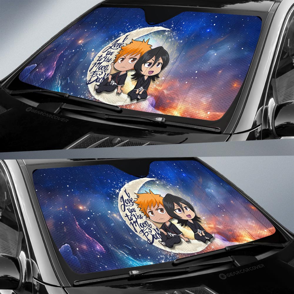 Ichigo And Rukia Car Sunshade Custom Car Accessories