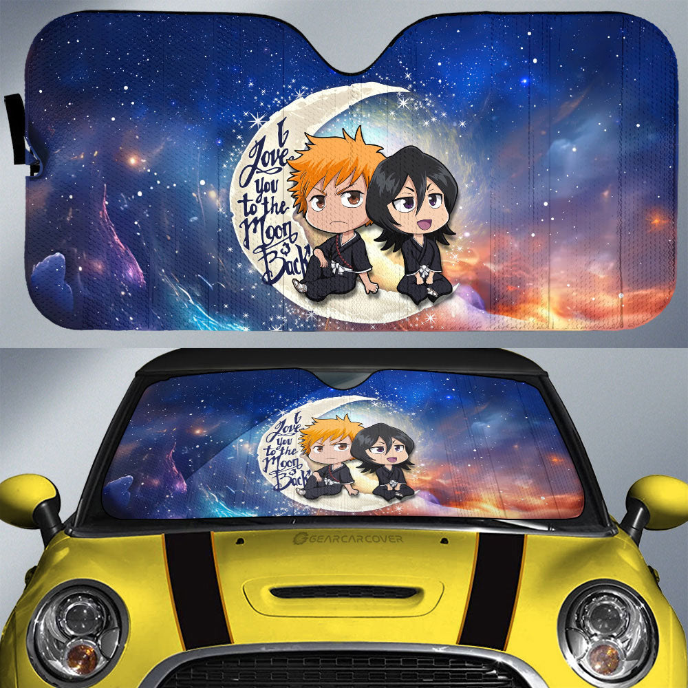 Ichigo And Rukia Car Sunshade Custom Car Accessories