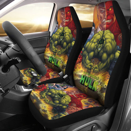 Hulk Car Seat Covers MV The Incredible Hulk Comic Seat Covers Colorful