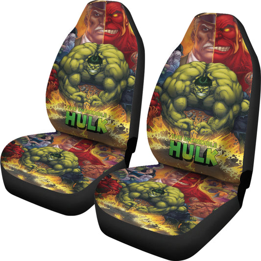 Hulk Car Seat Covers MV The Incredible Hulk Comic Seat Covers Colorful