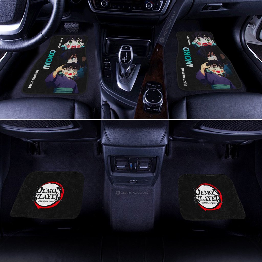 Demon Slayer Car Mats Inoko Car Floor Mats Demon Slayer Car Floor Mats