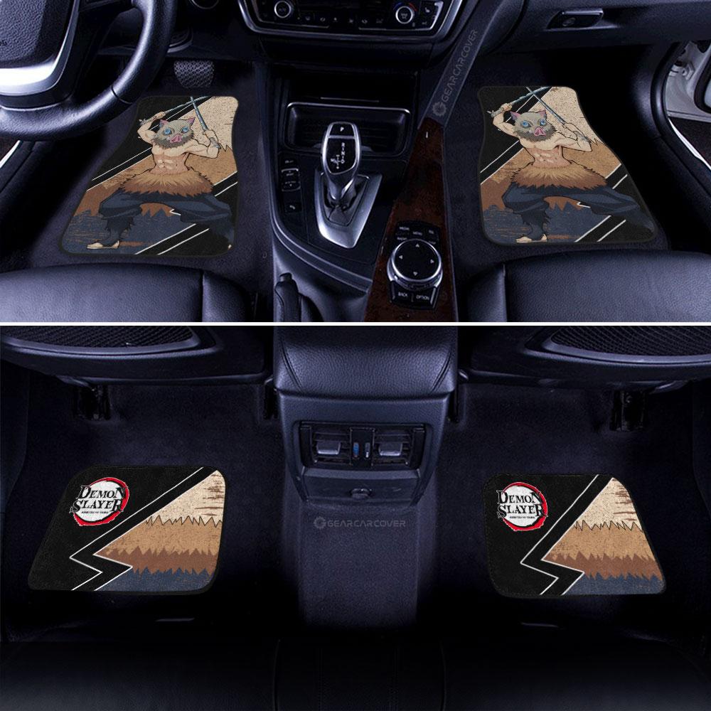 Demon Slayer Car Mats Inosuke Car Floor Mats Demon Slayer Car Floor Mats