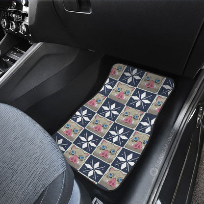 Demon Slayer Car Mats Inosuke Hashibira Car Floor Mats Demon Slayer Car Floor Mats