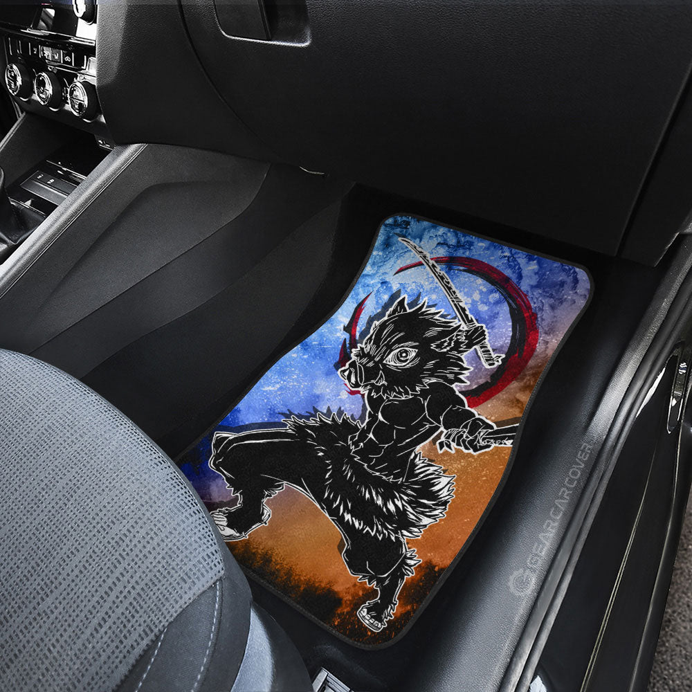 Demon Slayer Car Mats Inosuke Hashibira Car Floor Mats Demon Slayer Car Floor Mats