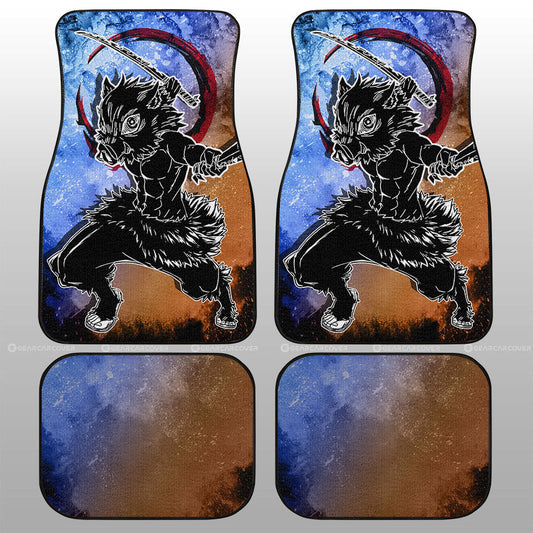 Demon Slayer Car Mats Inosuke Hashibira Car Floor Mats Demon Slayer Car Floor Mats