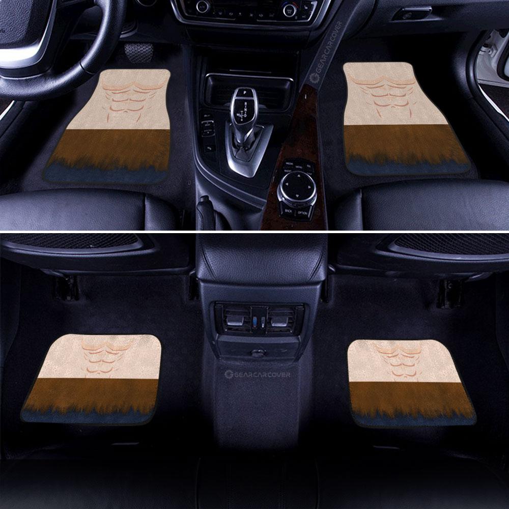 Demon Slayer Car Mats Inosuke Uniform Car Floor Mats Demon Slayer Car Floor Mats