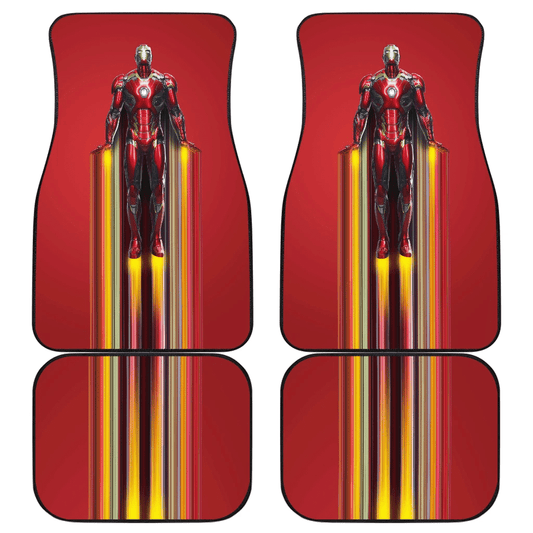MV Car Floor Mats MV IronMan Avengers Start Flying Up Car Mats