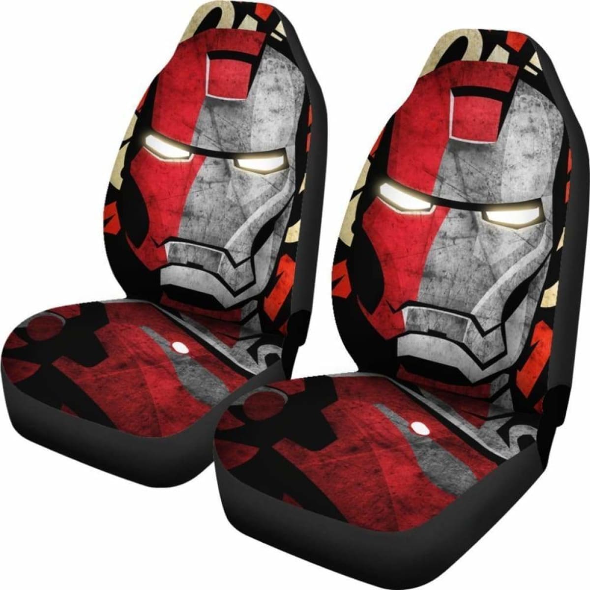 Iron Man Car Seat Covers Iron Man Vintage Graphic Seat Covers Red Gray