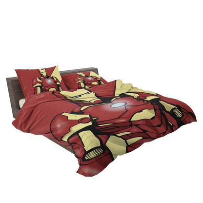 Iron Man Bedding Set MV Iron Man Superhero Genius Comic Duvet Covers Red Unique Gift