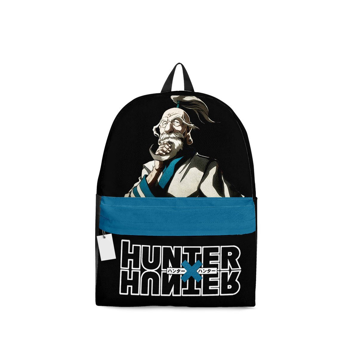 Hunter X Hunter Backpack Hunter X Hunter Isaac Netero Graphic Backpacks Black Blue