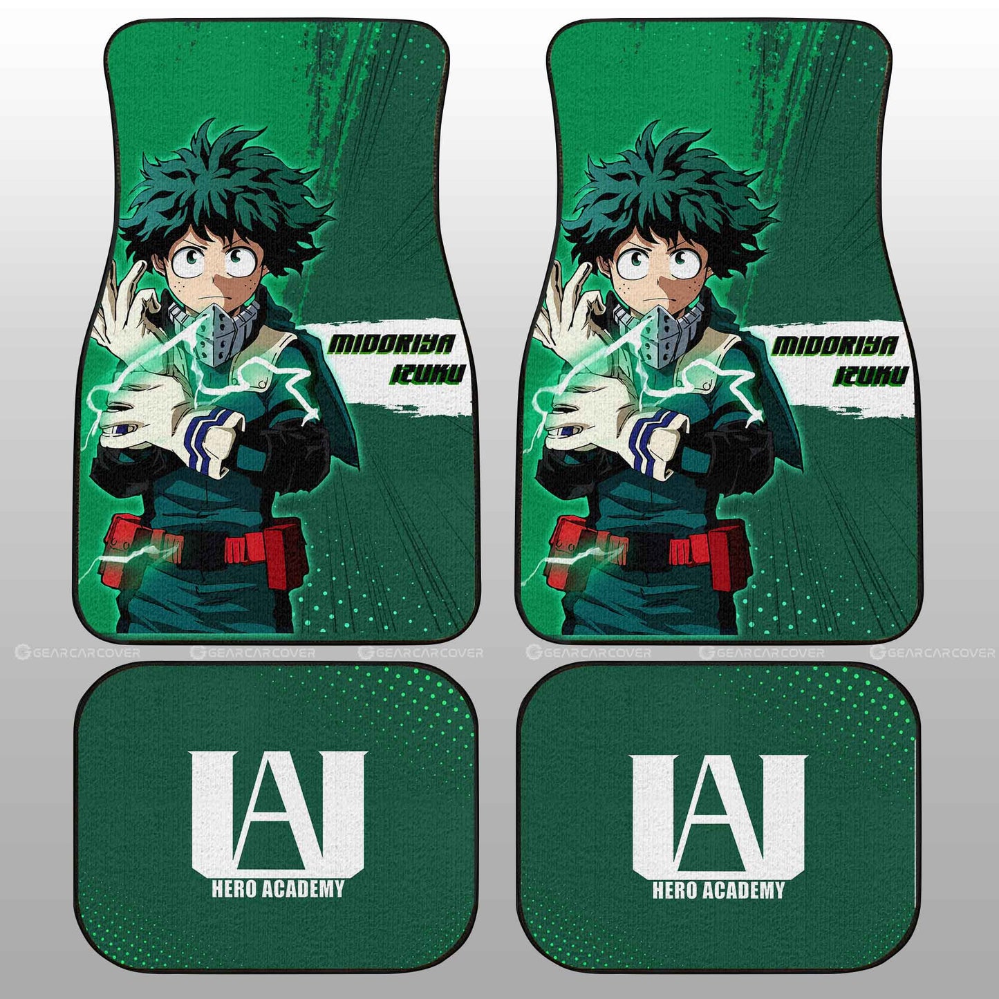 My Hero Academia Car Mats Izuku Midoriya Car Floor Mats