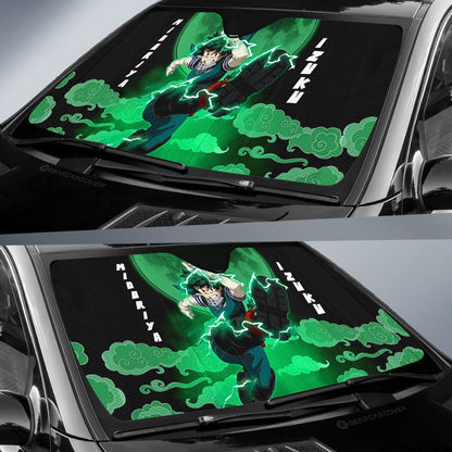 Izuku Midoriya Car Sunshade Custom Car Accessories