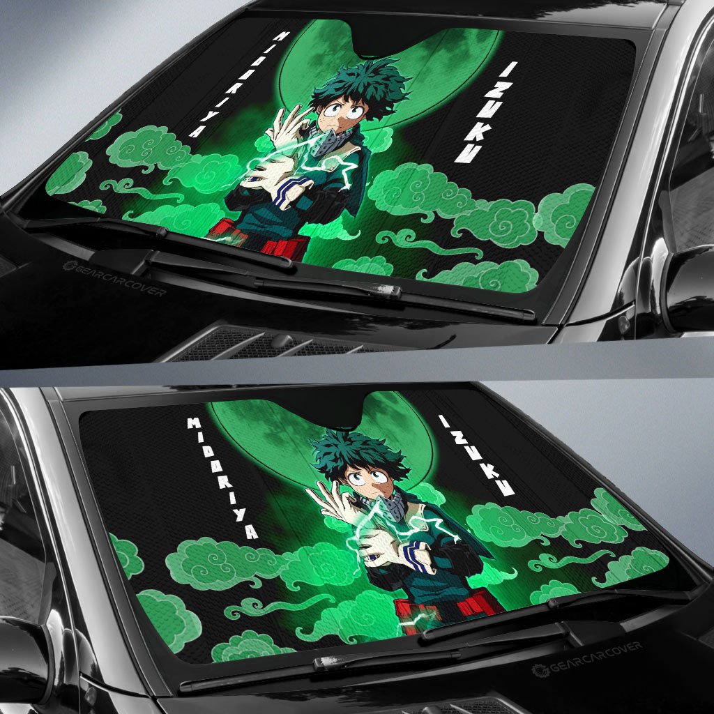 Izuku Midoriya Car Sunshade Custom Car Accessories
