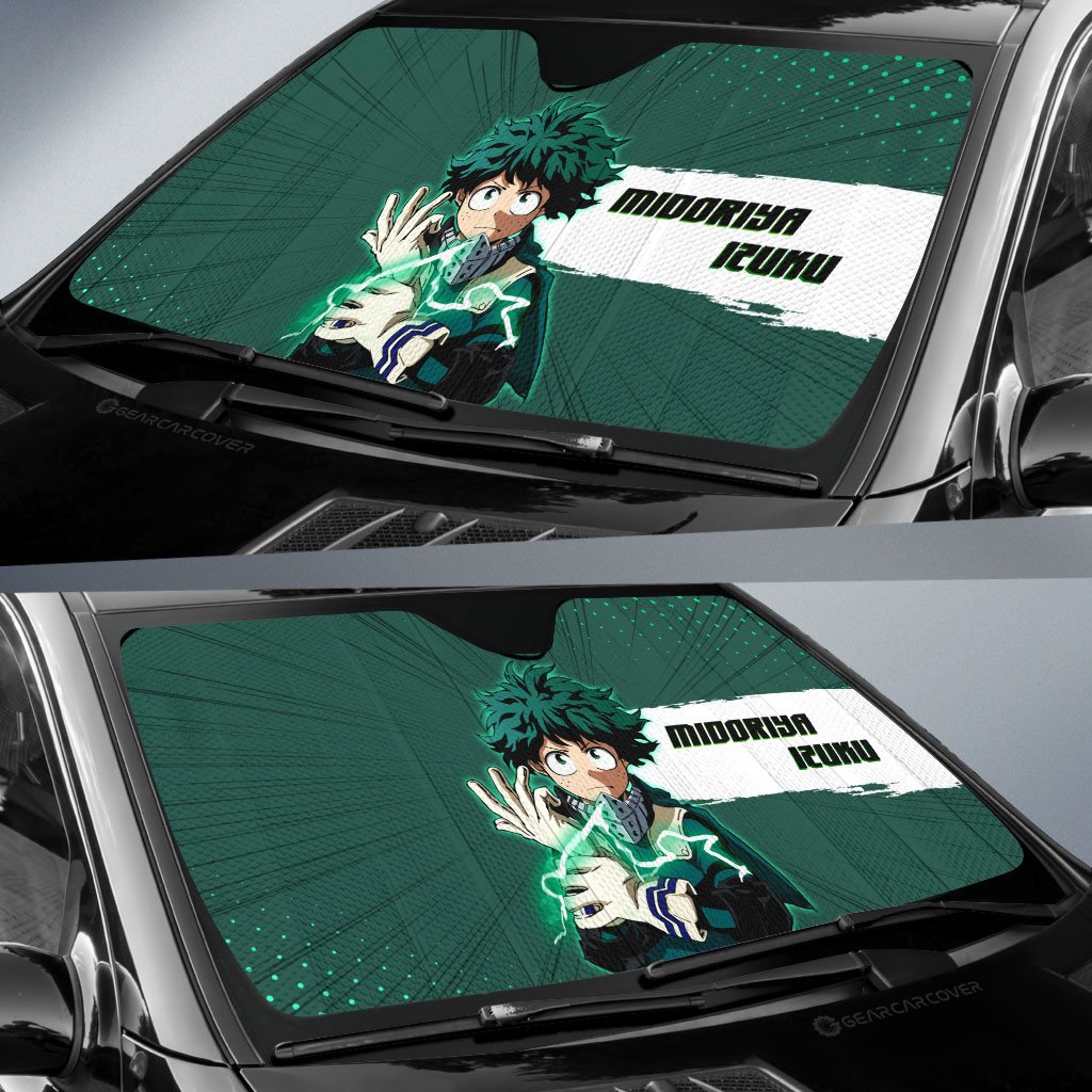 Izuku Midoriya Car Sunshade Custom For Fans