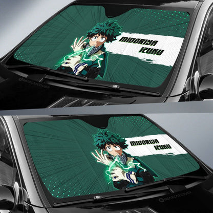 Izuku Midoriya Car Sunshade Custom For Fans
