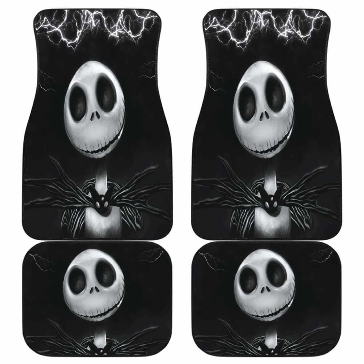 TNBC Car Floor Mats Scary Jack Skellington Character Graphic Floor Mats