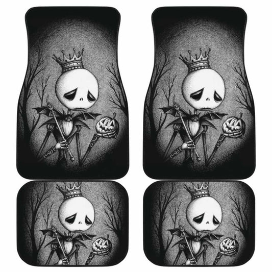 TNBC Car Floor Mats Sad Jack Skellington Pumpkin King Floor Mats