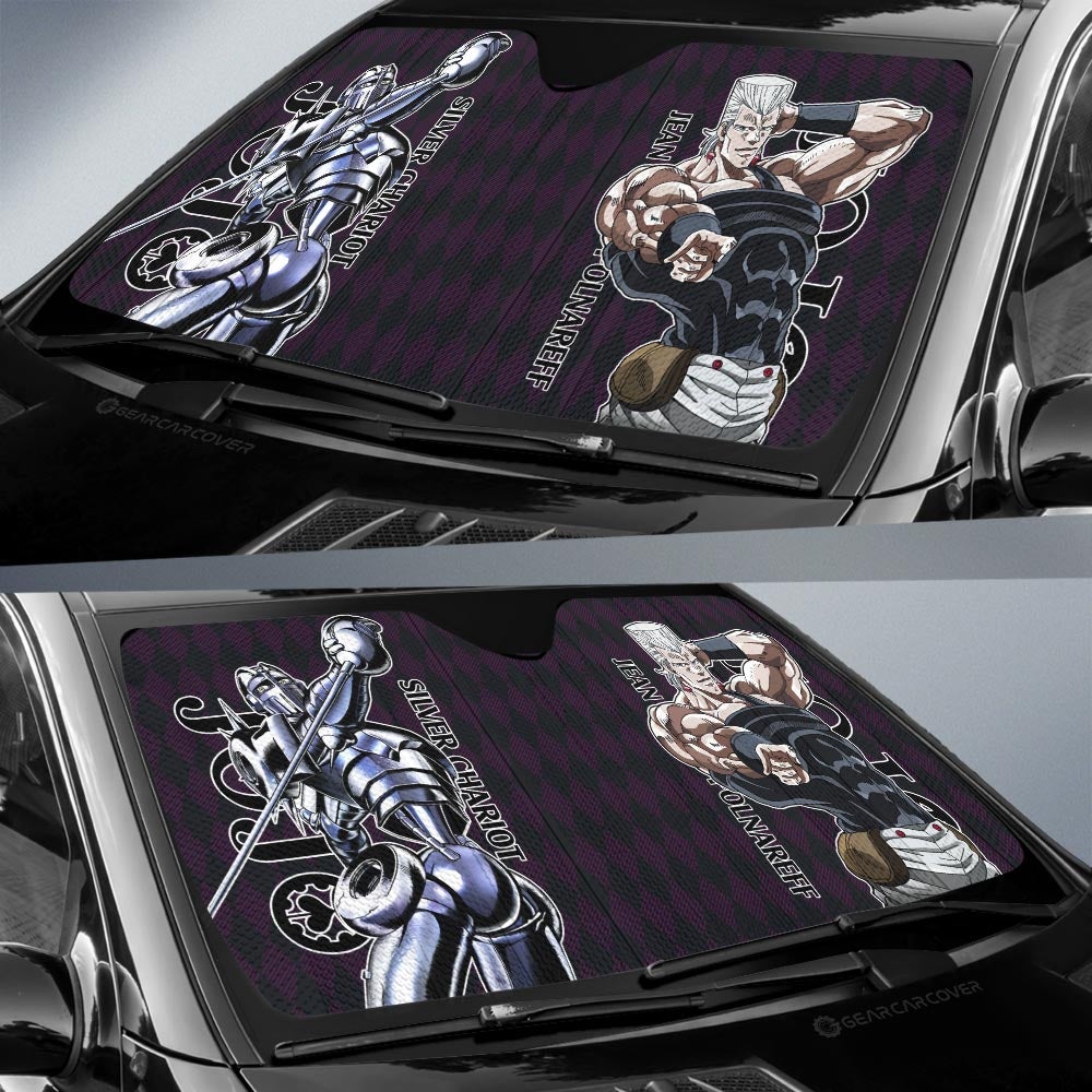 Jean Pierre Polnareff Car Sunshade Custom Bizarre Adventure Car Accessories
