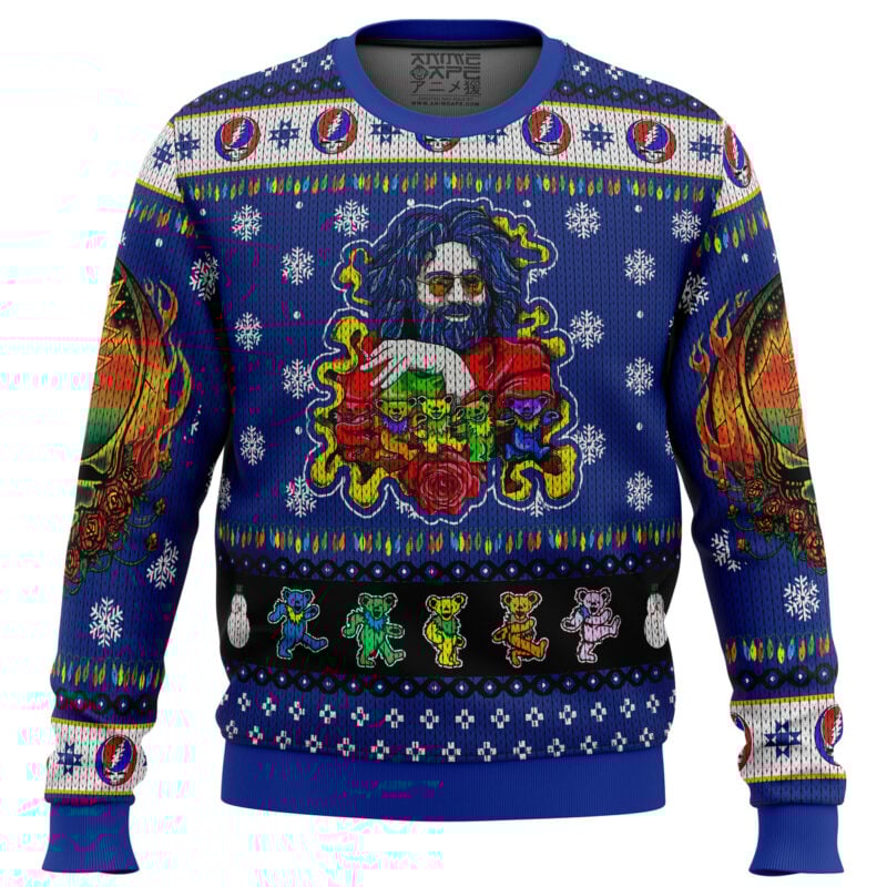 Jerry Garcia Grateful Dead Ugly Christmas Sweater