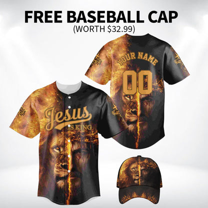 Jesus Is King Lion Baseball Jersey Bundle