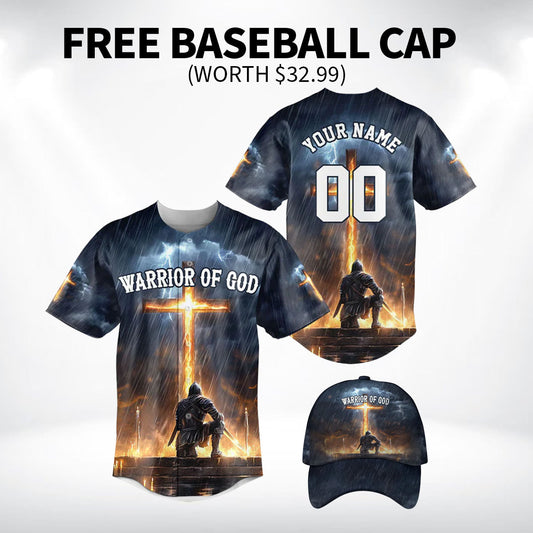 Jesus Warrior Of God Baseball Jersey Bundle