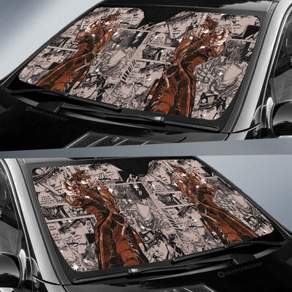 Joutarou Kuujou Car Sunshade Custom Car Accessories