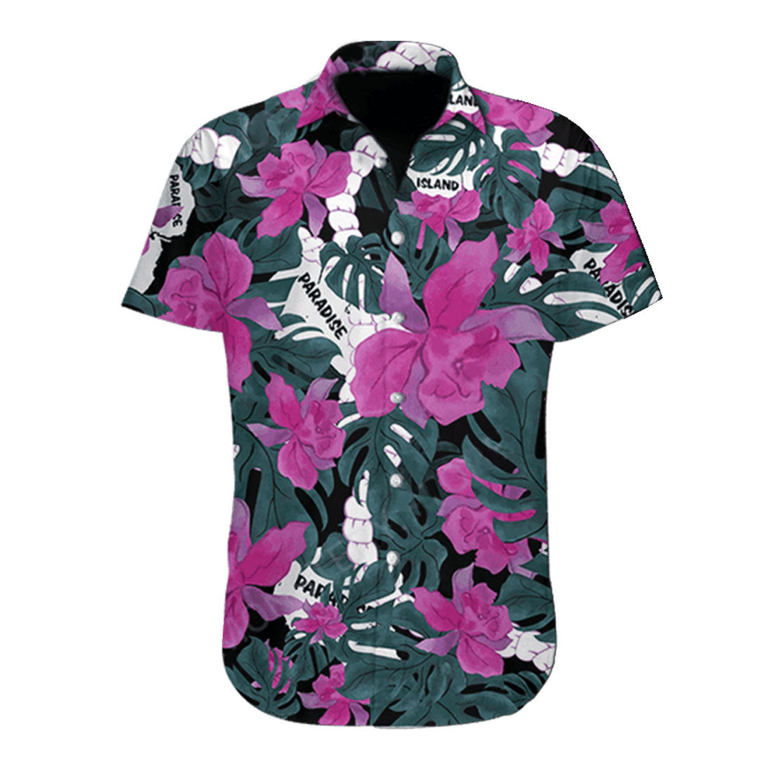 Jurassic Park Hawaii Shirt Jurassic Park Dennis Nedry Pardise Island Hawaiian Shirt Pink Green Unisex