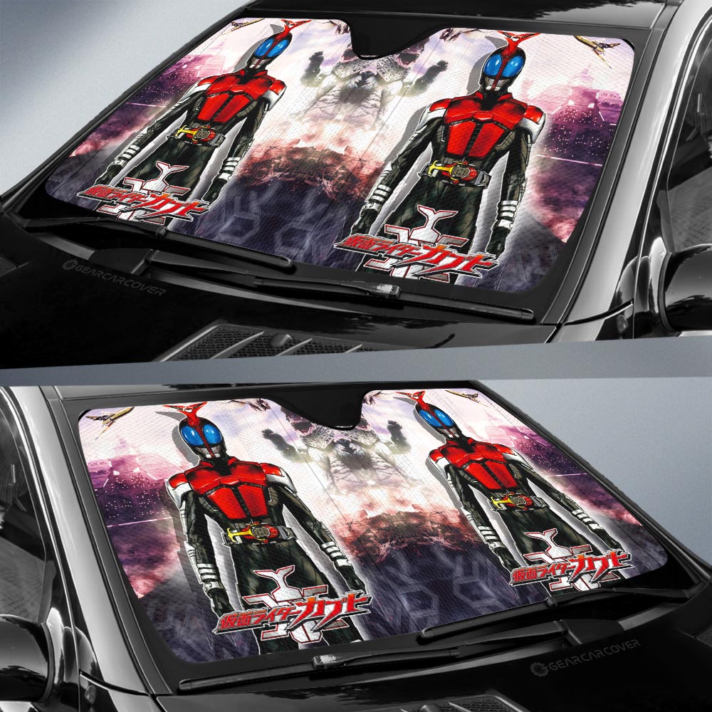 Kabuto Car Sunshade Custom Kamen Rider Car Accessories