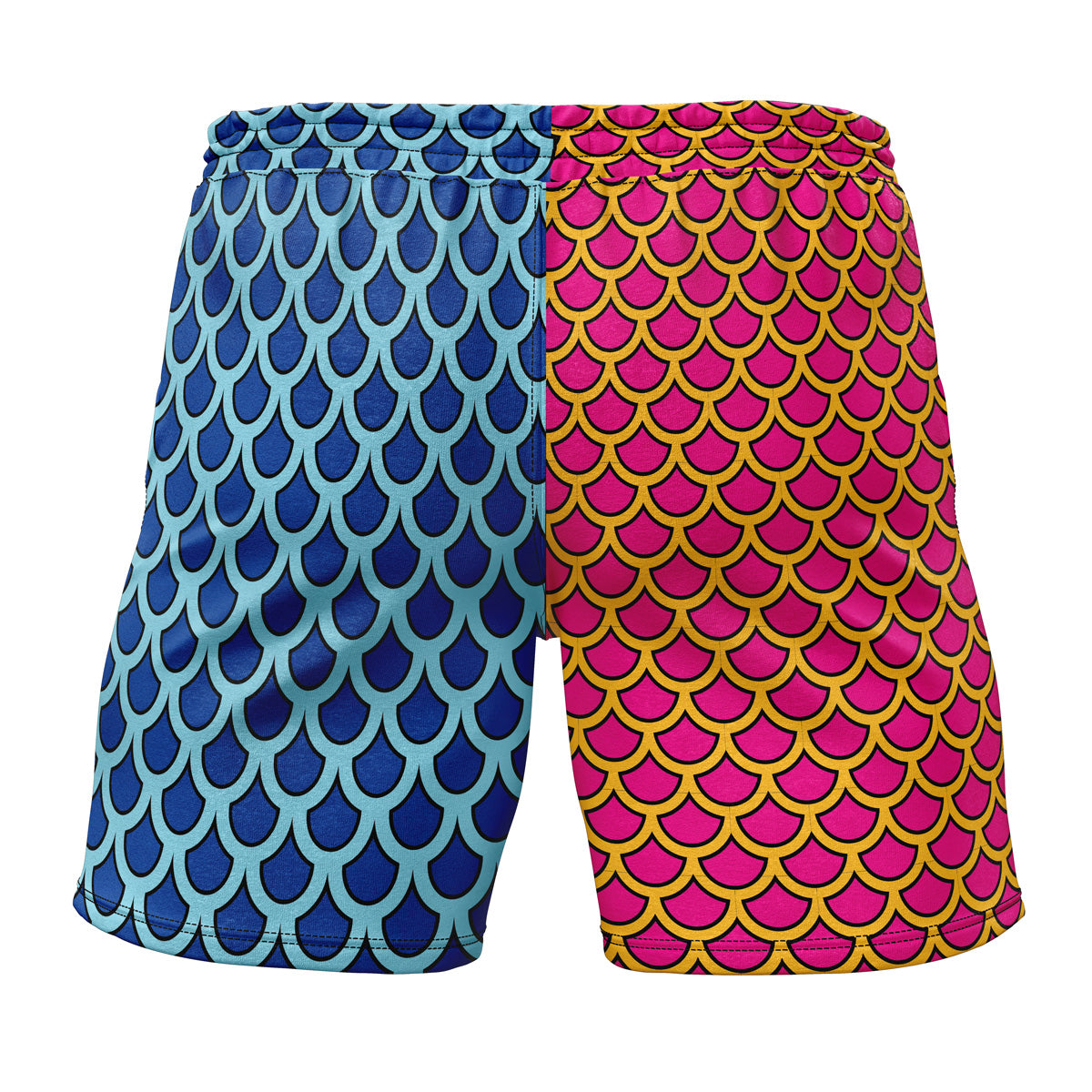 One Piece Shorts Kaido Pattern One Piece Beach Shorts Blue Pink