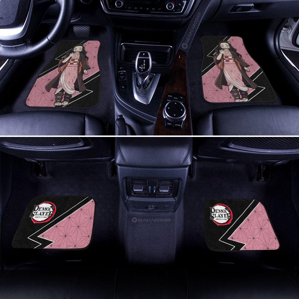 Demon Slayer Car Mats Kamado Nezuko Car Floor Mats Demon Slayer Car Floor Mats