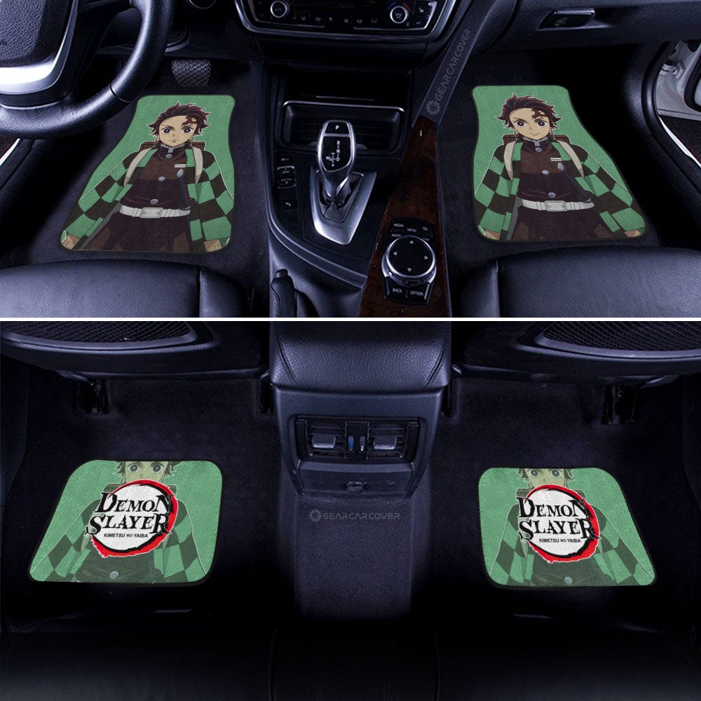 Demon Slayer Car Mats Kamado Tanjiro Car Floor Mats Demon Slayer Car Floor Mats