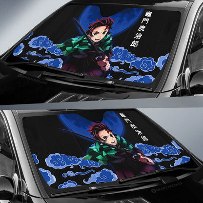 Kamado Tanjiro Car Sunshade Custom Car Accessories