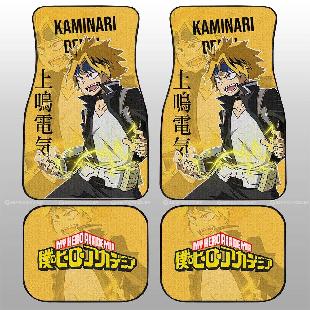 My Hero Academia Car Mats Kaminari Denki Car Floor Mats