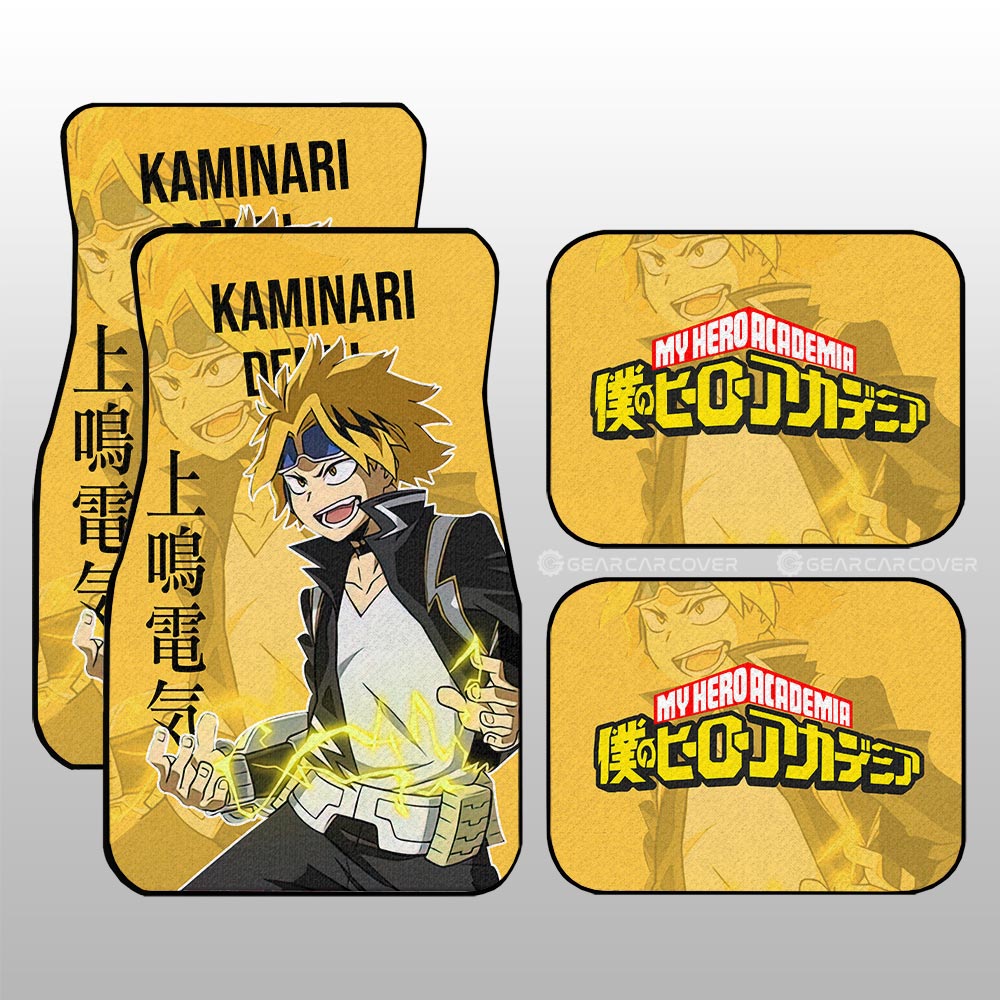 My Hero Academia Car Mats Kaminari Denki Car Floor Mats